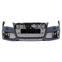 Carica l'immagine nel visualizzatore di Gallery, Paraurti anteriore con Spoiler Lip autentico carbonio per Audi A7 4G pre-restyling (2010-2014) RS7 design