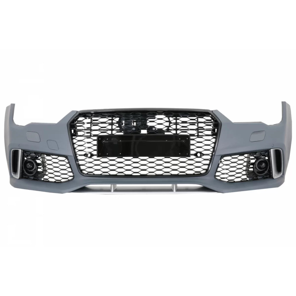 Paraurti anteriore con Spoiler Lip autentico carbonio per Audi A7 4G restyling (2015-2018) RS7 design