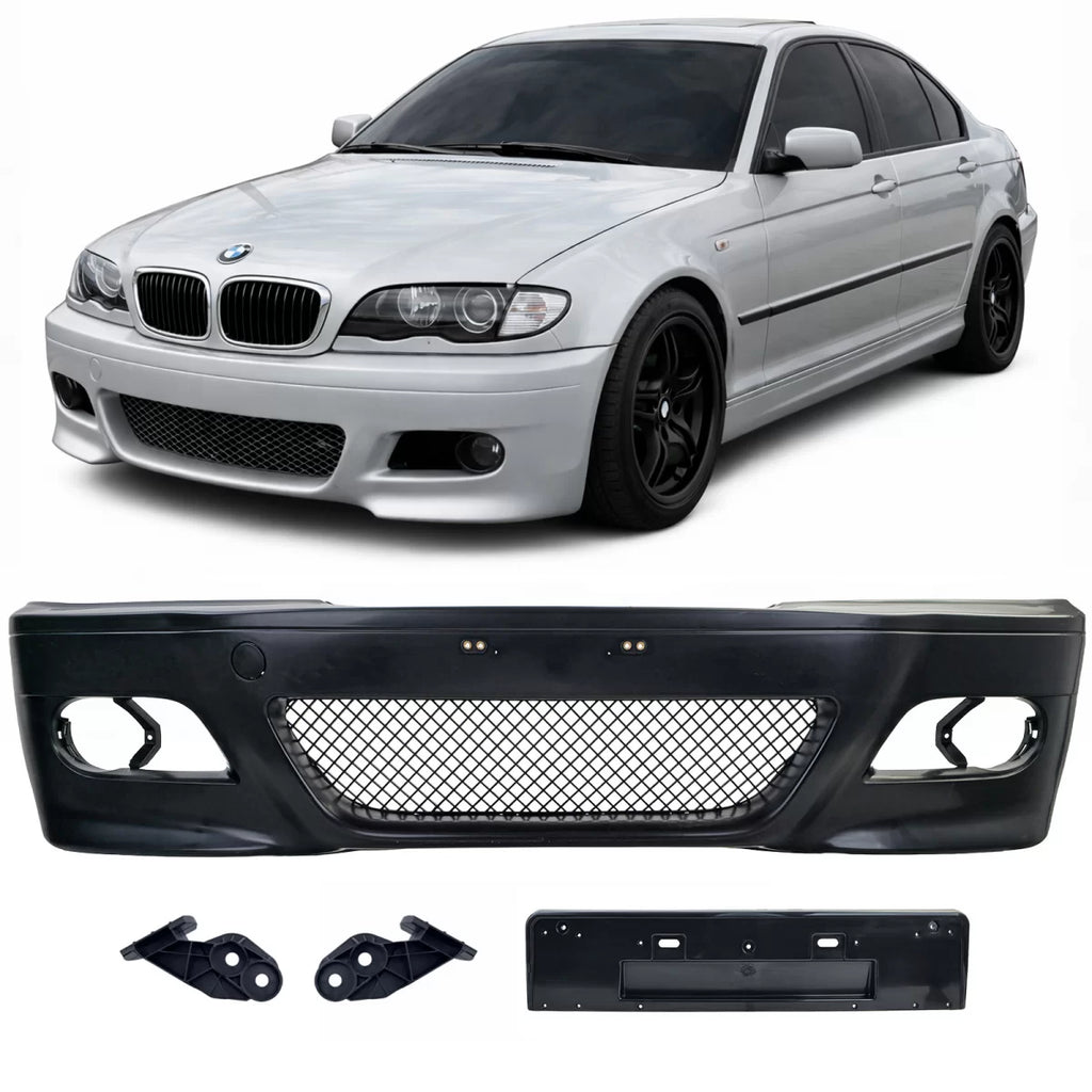 Paraurti anteriore Sport + ABE compatibile BMW E46 berlina Touring LCI 2001-2005