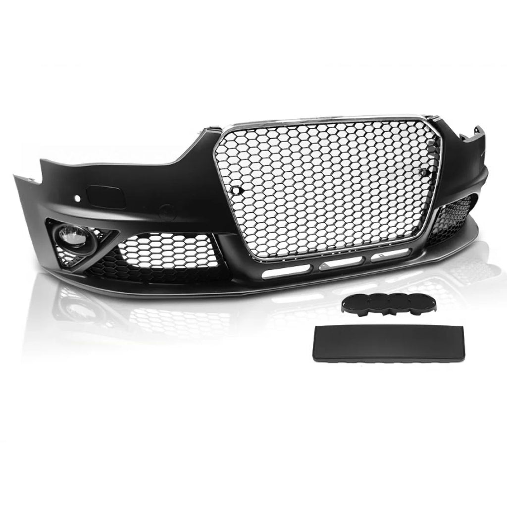 Paraurti anteriore Sport cromato nero PDC compatibile AUDI A4 B8 12-15