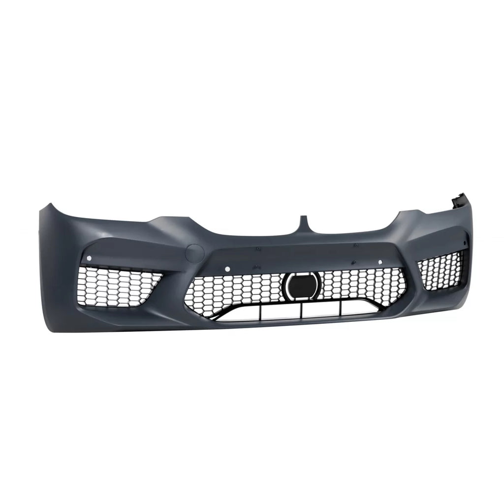 Paraurti anteriore tipo M5 per BMW Serie 5 G30, G31 2017-2019, con griglia per ACC, con aperture per PDC