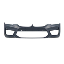 Carica l'immagine nel visualizzatore di Gallery, Paraurti anteriore tipo M5 per BMW Serie 5 G30, G31 2017-2019, con griglia per ACC, con aperture per PDC