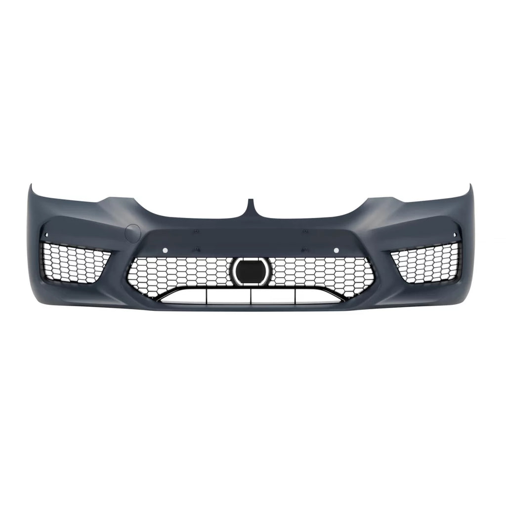 Paraurti anteriore tipo M5 per BMW Serie 5 G30, G31 2017-2019, con griglia per ACC, con aperture per PDC