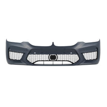 Carica l'immagine nel visualizzatore di Gallery, Paraurti anteriore tipo M5 per BMW Serie 5 G30, G31 2017-2019, con griglia per ACC, con aperture per PDC