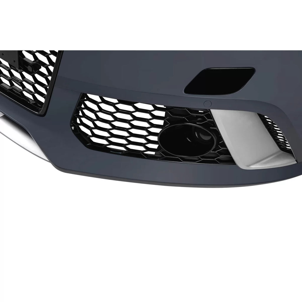 Paraurti anteriore Audi A6 C7 4G 2015–2018 stile RS6 con PDC e coprilavafari – vista 3