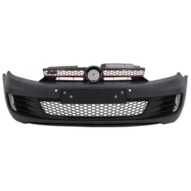 Paraurti anteriore per VW Golf 6 (2008-2013) stile con Osram LED fari anteriori xenon conversione rosso GTI dinamico