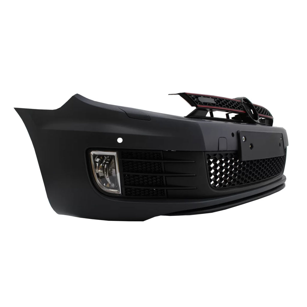 Paraurti anteriore per VW Golf 6 (2008-2013) stile con Osram LED fari anteriori xenon conversione rosso GTI dinamico