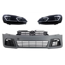 Carica l'immagine nel visualizzatore di Gallery, Paraurti anteriore per VW Golf 6 VI (2008-2013) con LED fari anteriori sequenziale dinamico sequenziale Indicatori