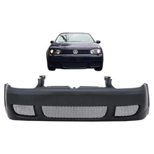 Paraurti anteriore per VW Golf IV (4) 98-03 R32 stile in plastica ABS con plastica rete