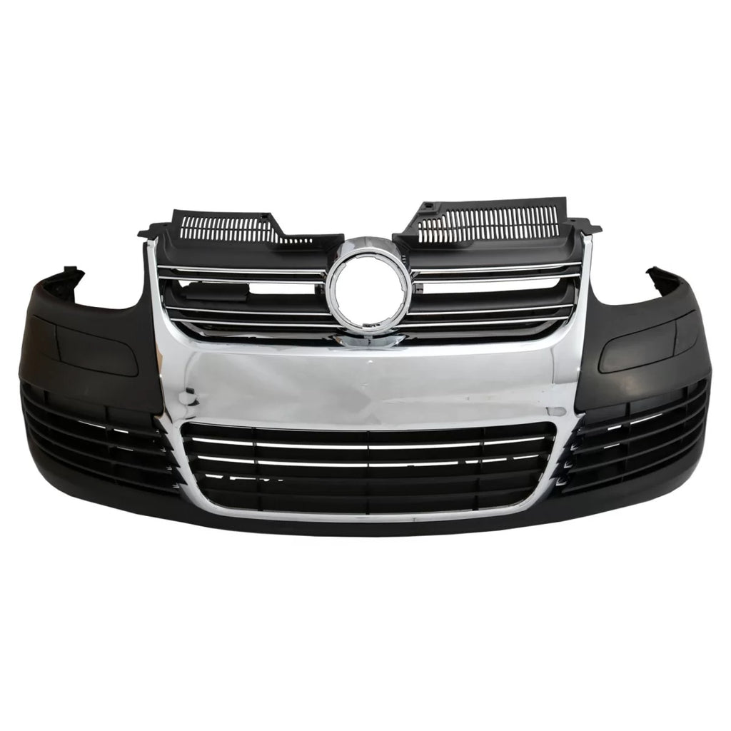 Paraurti anteriore per VW Golf V 5 (2003-2007) Minigonne R32 stile cromato griglia