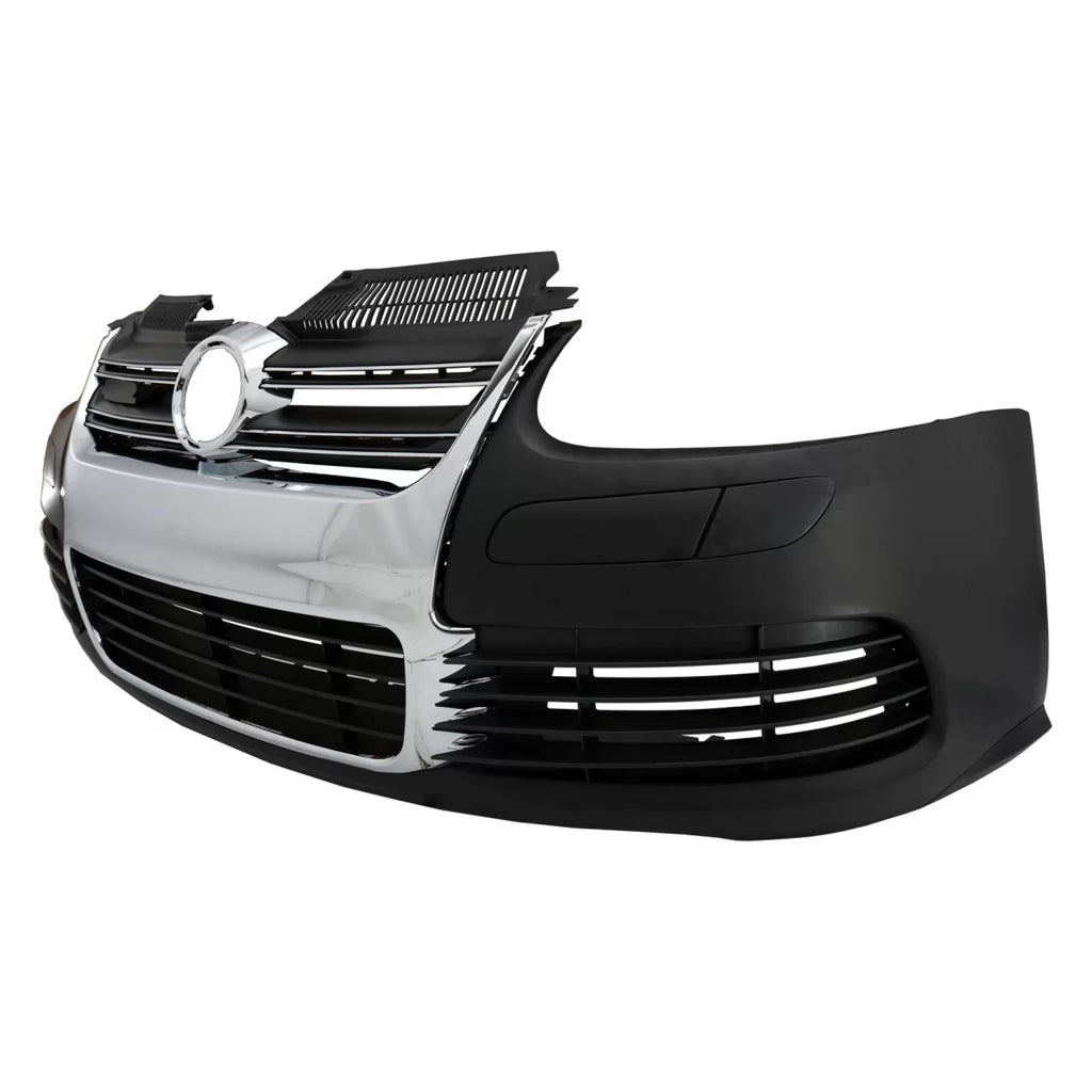 Paraurti anteriore per VW Golf V 5 (2003-2007) Minigonne R32 stile cromato griglia