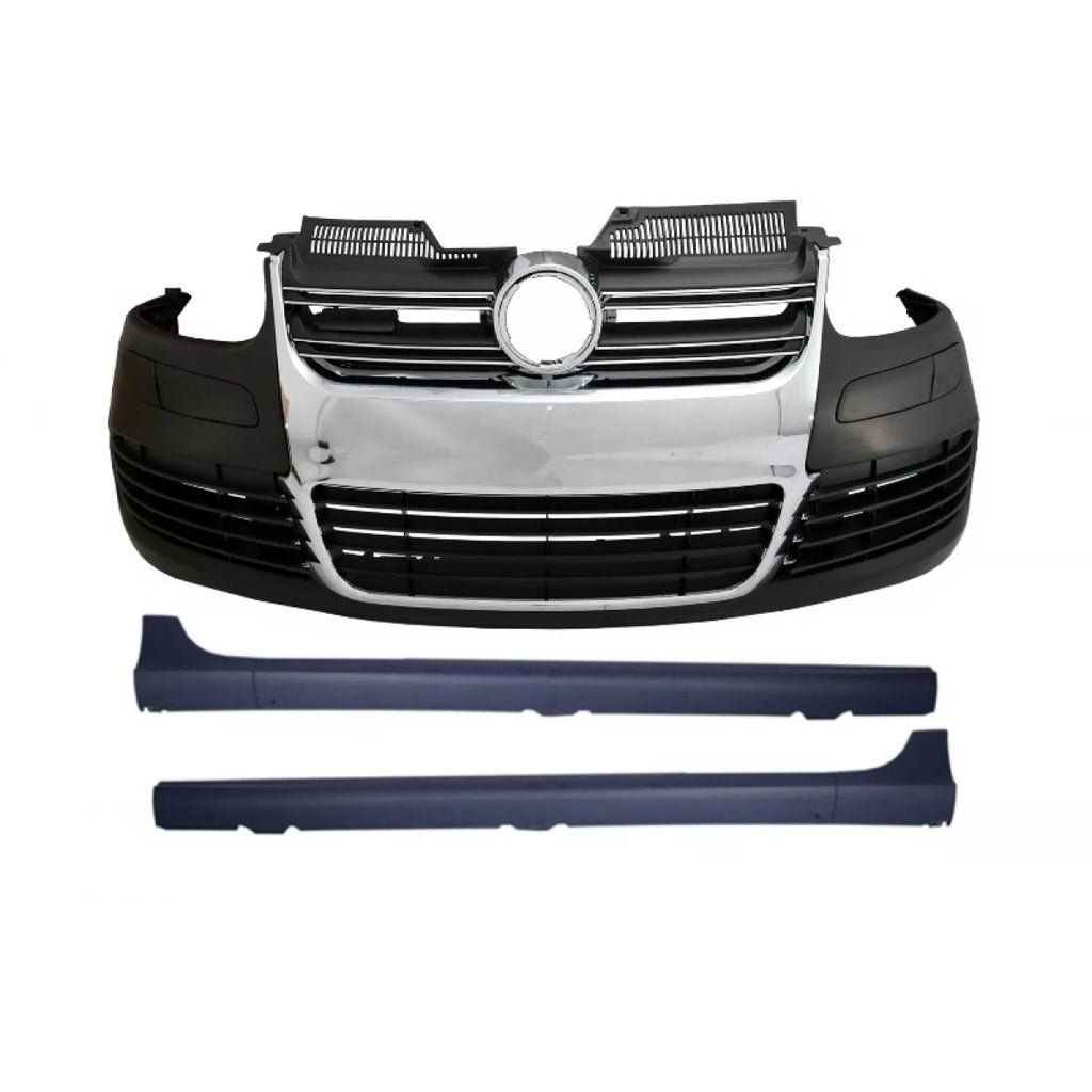 Paraurti anteriore per VW Golf V 5 (2003-2007) Minigonne R32 stile cromato griglia