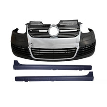 Paraurti anteriore per VW Golf V 5 (2003-2007) Minigonne R32 stile cromato griglia