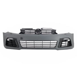 Paraurti anteriore per VW Golf VI 6 (2008-2013) R20 stile con fari anteriori 3D LED DRL U-design LED sequenziale