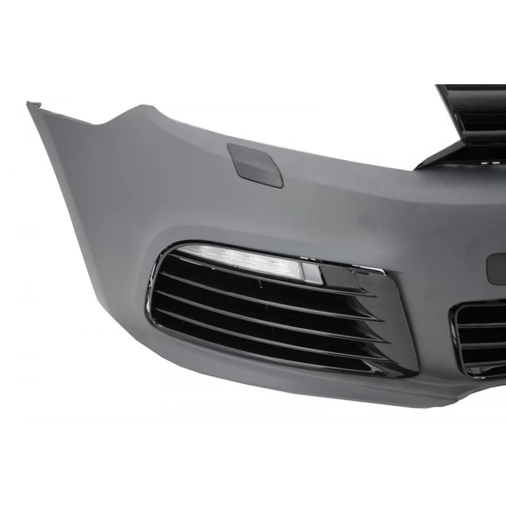 Paraurti anteriore per VW Golf VI 6 (2008-2013) R20 stile con fari anteriori 3D LED DRL U-design LED sequenziale