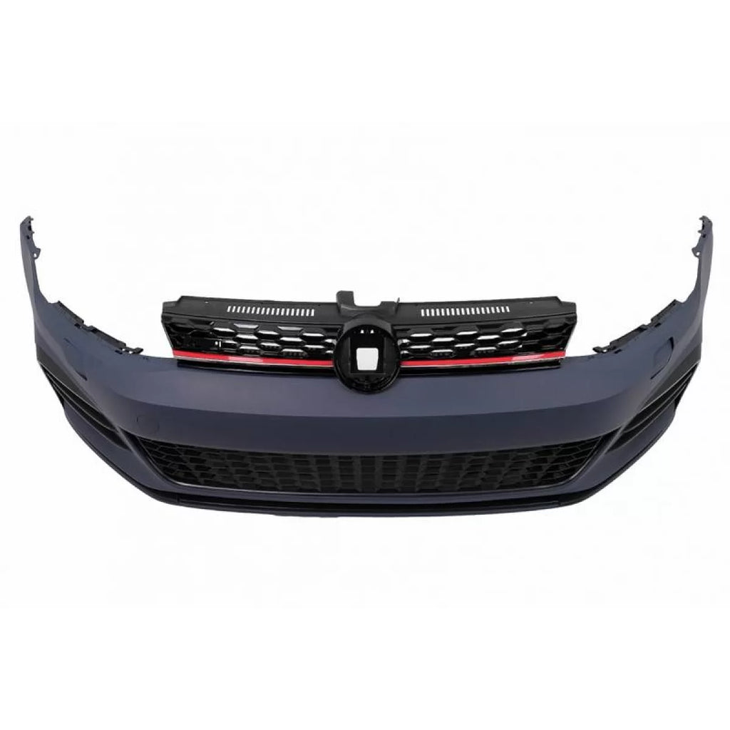 Paraurti anteriore per VW Golf VII (7) 13-17 conversione allo stile GTI 7.5 stile 17-19 set con griglia & Led