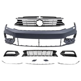 Paraurti anteriore per VW Passat B8 3G (2015-2018) R-Line con fari anteriori LED Matrix con sequenziale dinamico
