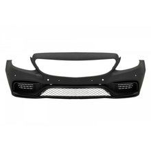 Carica l'immagine nel visualizzatore di Gallery, Paraurti anteriore senza Griglia centrale e diffusore con terminali di scarico cromato per Mercedes Classe C W205 S205
