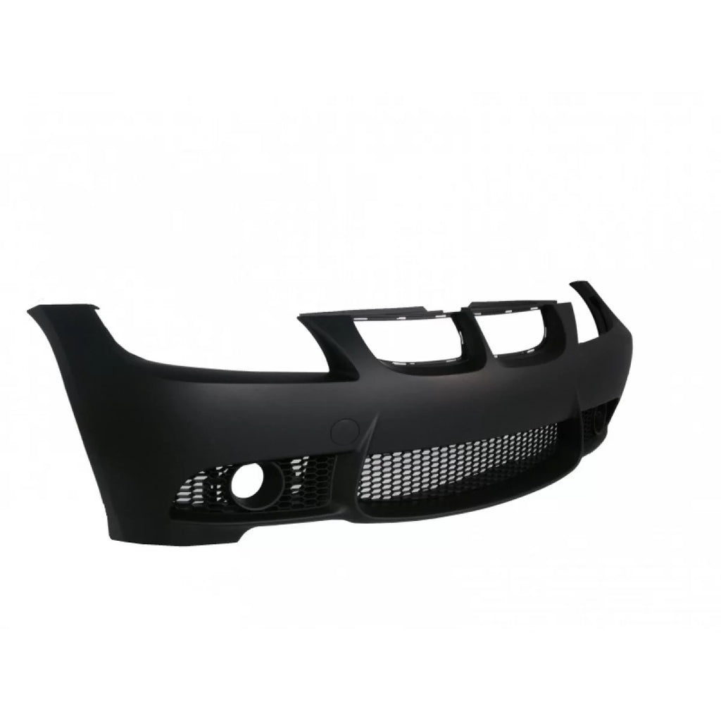 Paraurti anteriore senza PDC con Fendinebbia e Fari anteriori neri per BMW Serie 3 E90 E91 Non-LCI (2005-2008) berlina