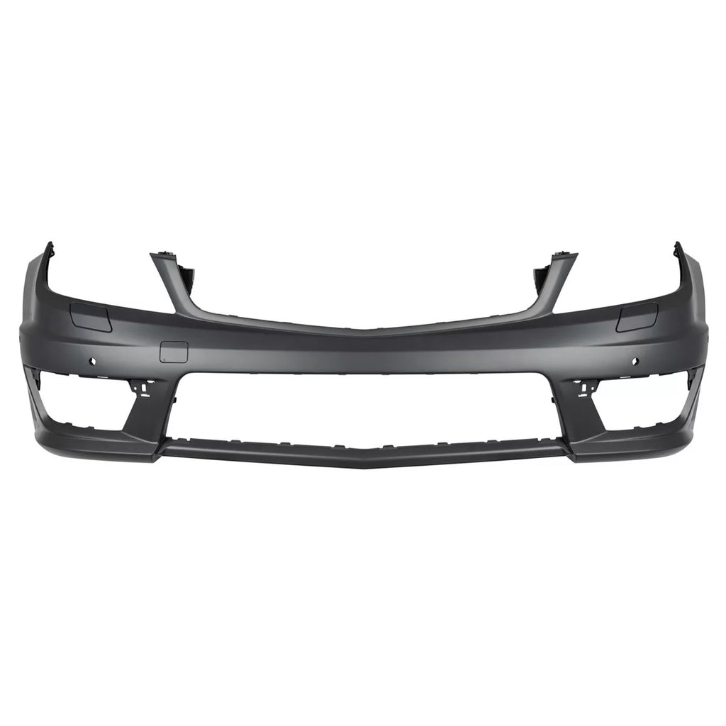 Anteriore A design paraurti per Mercedes Classe C W204 2007-2014 berlina, station wagon con PDC, con lavafari, con DRL
