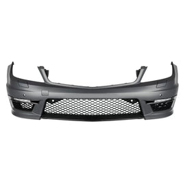 Anteriore A design paraurti per Mercedes Classe C W204 2007-2014 berlina, station wagon con PDC, con lavafari, con DRL