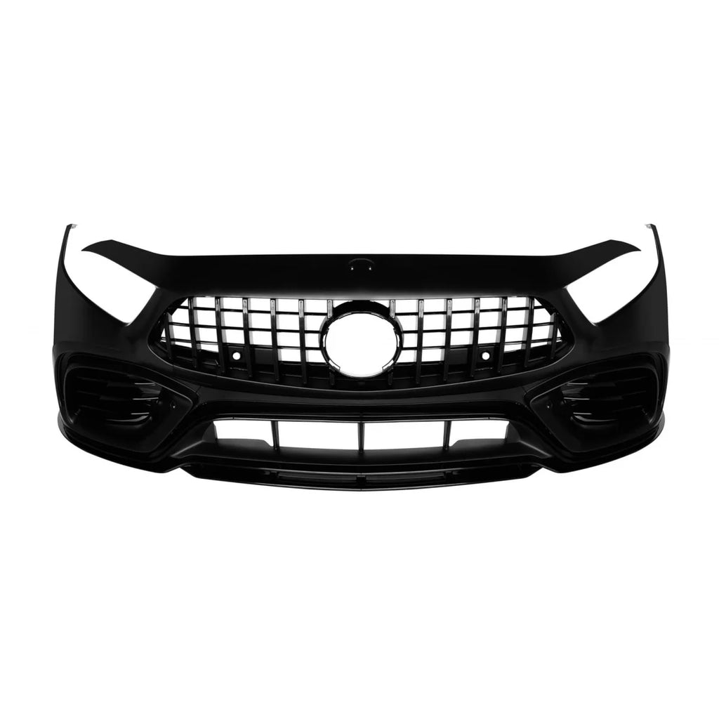 Anteriore A design paraurti per Mercedes CLS C257 dal 2018 con nero lucido GT griglia