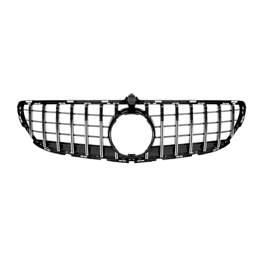 Anteriore A design paraurti per Mercedes CLS W218 2015-2018 con cromato/nero GT griglia e Nero lucido elementi