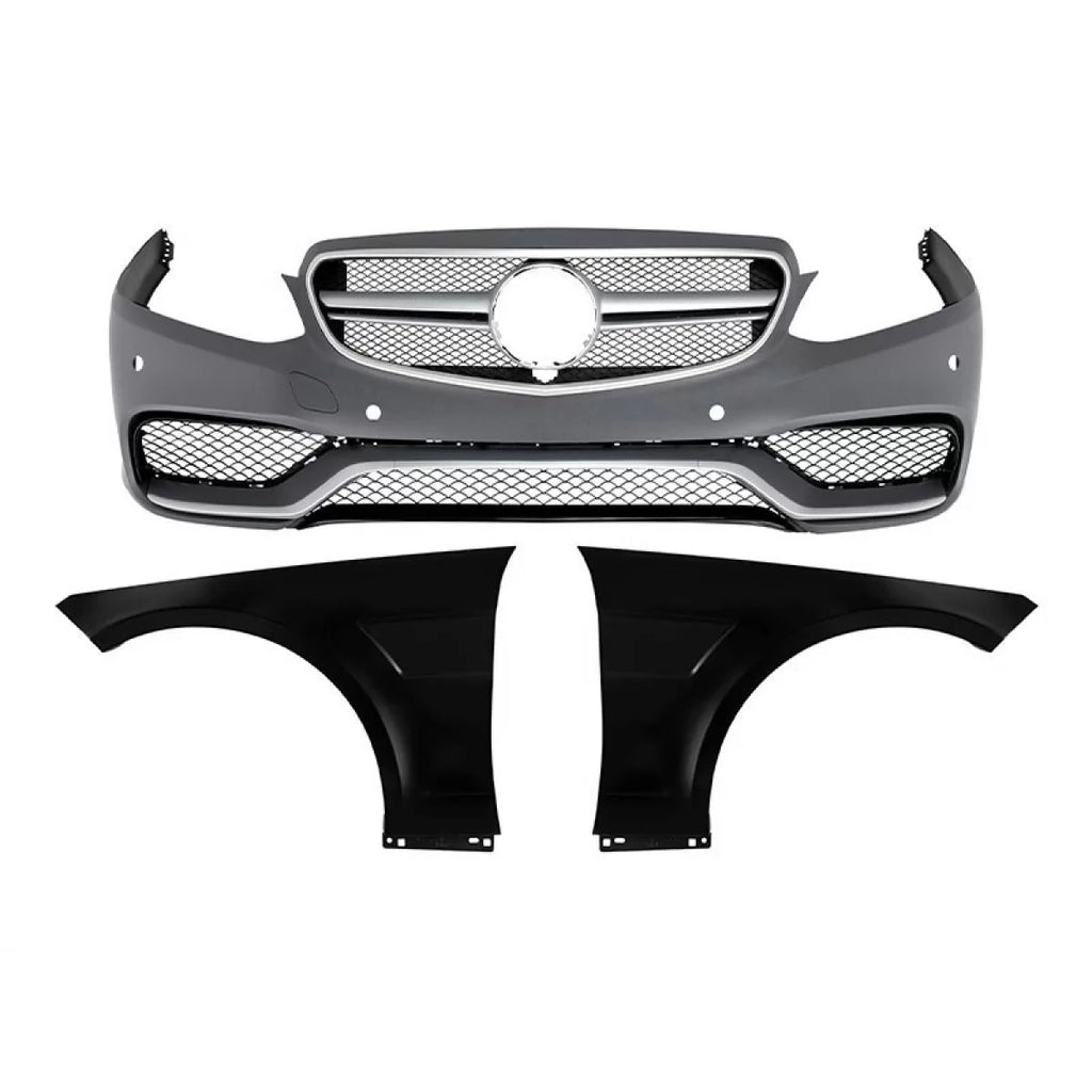 Anteriore A design paraurti per Mercedes Classe E W212 berlina, S212 station wagon 2014-2016 con PDC, per originale E63