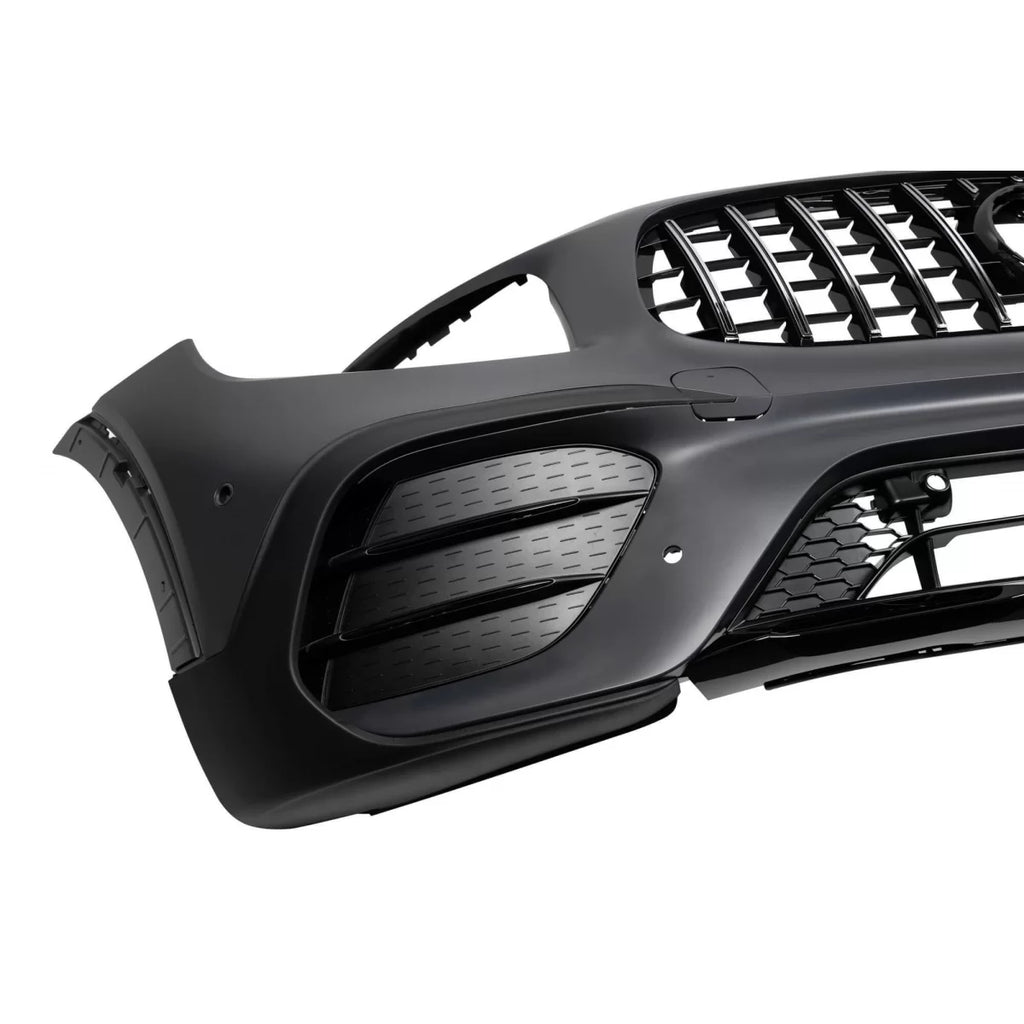 Anteriore A design paraurti per Mercedes GLB X247 2019-2023, con cromato/nero GT griglia
