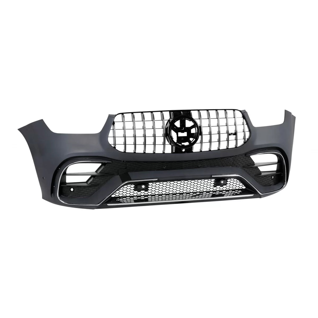 Anteriore A design paraurti per Mercedes GLE SUV W167, GLE Coupe C167 2020-2023, dal 2024 con cromato griglia e cromato