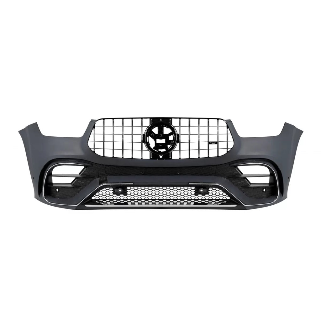 Anteriore A design paraurti per Mercedes GLE SUV W167, GLE Coupe C167 2020-2023, dal 2024 con cromato griglia e cromato