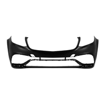 Anteriore A design paraurti per Mercedes GLS X166 2015-2019, con Nero lucido elementi