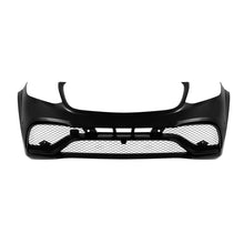 Anteriore A design paraurti per Mercedes GLS X166 2015-2019, con Nero lucido elementi