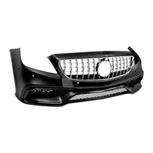 Carica l'immagine nel visualizzatore di Gallery, Anteriore A design paraurti tipo 63 per Mercedes CLS C218 2011-2015 con cromato/nero GT griglia e Nero lucido elementi