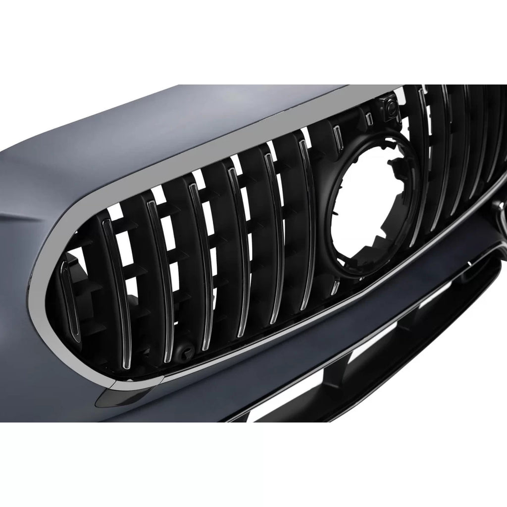 Anteriore A design paraurti tipo S63 per Mercedes Classe S W223 dal 2020 con fumé cromato elementi