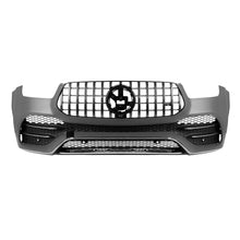 Carica l'immagine nel visualizzatore di Gallery, Anteriore A design Line paraurti con cromato/nero GT griglia per Mercedes GLE W167, GLE Coupe C167 2018-2023 a dal 2024