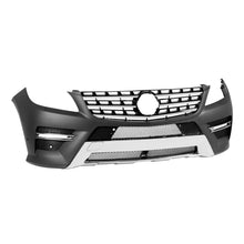 Anteriore A design Line paraurti per Mercedes ML W166 2011-2015 con cromato/nero 3-spoke griglia