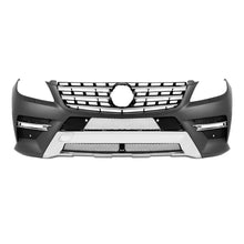 Anteriore A design Line paraurti per Mercedes ML W166 2011-2015 con cromato/nero 3-spoke griglia