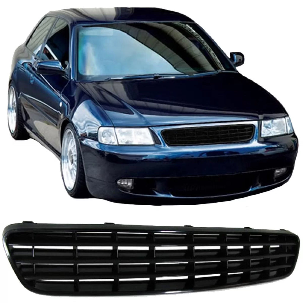 Griglia anteriore per Audi A3 8L 96-00 senza logo nero 1 pezzo