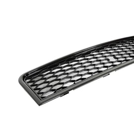 Griglia anteriore per Audi A4 B6 8E 00-04 RS-stile senza logo Nero lucido tappetino 1Pc