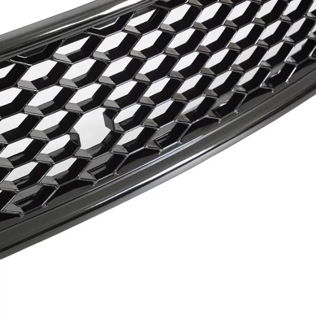 Griglia anteriore per Audi A4 B6 8E 00-04 RS-stile senza logo Nero lucido tappetino 1Pc