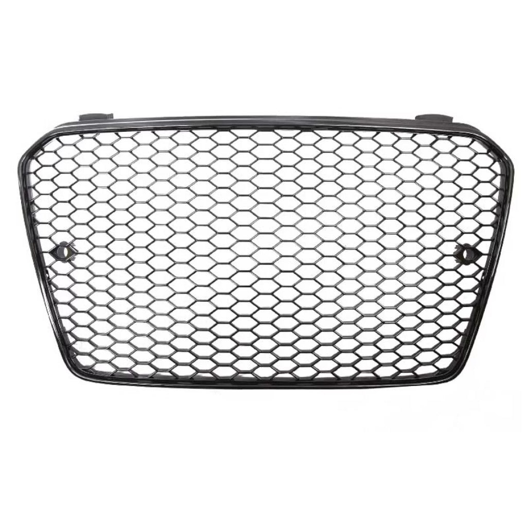 Griglia anteriore per Audi A5 11-16 8T/8F RS-stile nido d’ape Nero lucido 1 pezzo