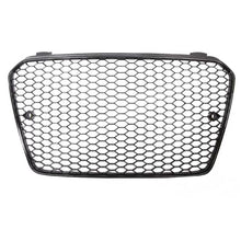 Carica l'immagine nel visualizzatore di Gallery, Griglia anteriore per Audi A5 11-16 8T/8F RS-stile nido d’ape Nero lucido 1 pezzo