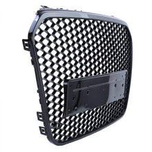 Carica l'immagine nel visualizzatore di Gallery, Griglia anteriore per Audi A6 4G C7 11-15 RS6 stile nido d’ape Nero lucido 1pc
