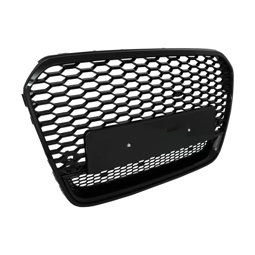 Griglia anteriore per Audi A6 C7 4G pre-restyling (2011-2014) RS6 design Nero lucido