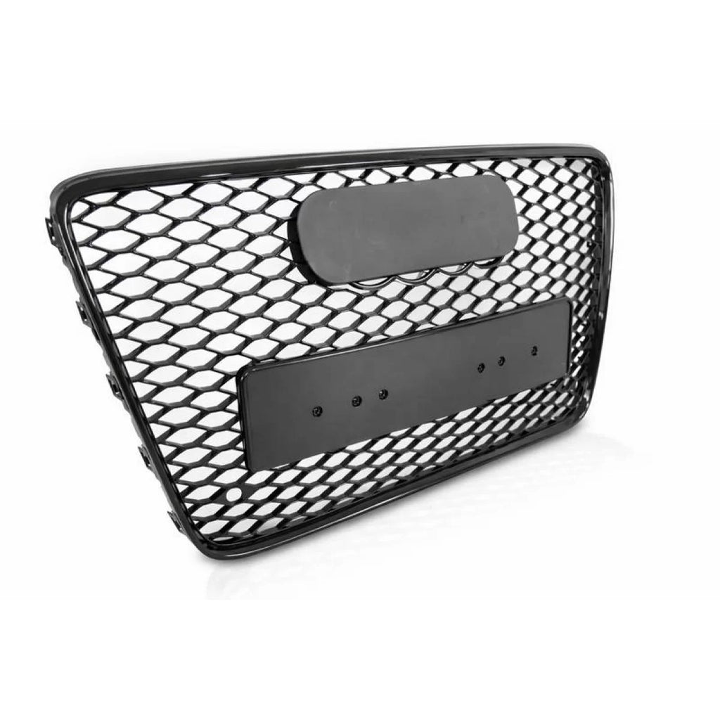 Griglia anteriore per Audi Q7 4L 05-15 RSQ7 stile nido d’ape nero 1 pezzo