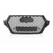 Carica l'immagine nel visualizzatore di Gallery, Griglia anteriore per Audi Q7 4M 15-19 RSQ7 stile nido d’ape nero 1 pezzo