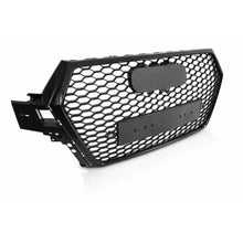 Carica l'immagine nel visualizzatore di Gallery, Griglia anteriore per Audi Q7 4M 15-19 RSQ7 stile nido d’ape nero 1 pezzo