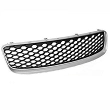 Carica l'immagine nel visualizzatore di Gallery, Griglia anteriore per Audi TT 8N 98-06 TTRS stile nido d’ape argento/nero 1 pezzo
