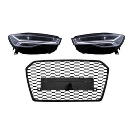 Griglia anteriore con Full LED fari anteriori sequenziale dinamico Indicatori di direzione per Audi A6 C7 4G restyling
